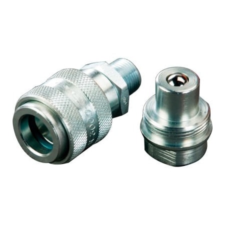Bva Hydraulics BVA Hydraulic Coupler High Flow Set 3/8in-18 NPTF CH38